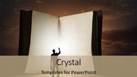  Presentation with old book - Colorful presentation enhanced with intellegenc - big old opened book backdrop and a  colored foreground