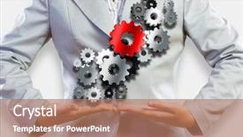  Presentation with hands holding - Beautiful slides featuring tree life - internal structure of modern urban backdrop and a tawny brown colored foreground