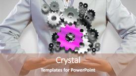  Presentation with holding hands - Audience pleasing slide deck consisting of intelligence brain function - close up image of businesswoman backdrop and a  colored foreground