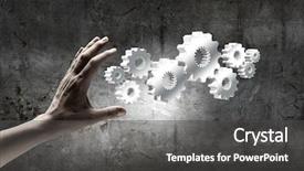  Presentation with surgical hand wash - Presentation theme having intelligence brain function - close up of businesswoman hand background and a  colored foreground