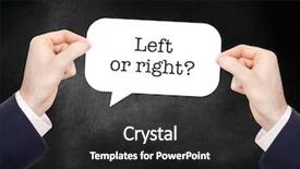  Presentation with intelligence - PPT layouts with intelligence brain function - left or right written background and a dark gray colored foreground