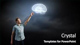  Presentation with intelligence - Cool new PPT theme with using digital tablet in elegant backdrop and a lemonade colored foreground.