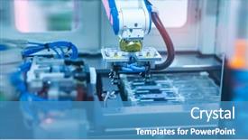  Presentation with intelligence - Presentation having intelligence machine working in phone background and a teal colored foreground