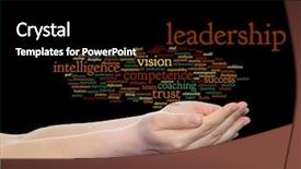  Presentation with strategy management - Cool new slides with intelligent coragous - concept or conceptual business leadership backdrop and a  colored foreground