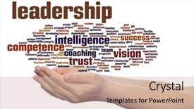  Presentation with strategy management - Cool new slides with intelligent coragous - concept or conceptual business leadership backdrop and a  colored foreground