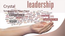  Presentation with strategy management - Slide deck consisting of intelligent coragous - concept or conceptual business leadership background and a  colored foreground