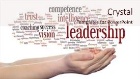  Presentation with strategy management - Slide set consisting of intelligent coragous - concept or conceptual business leadership background and a lemonade colored foreground