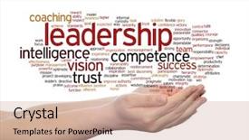  Presentation with strategy management - Presentation theme enhanced with intelligent coragous - concept or conceptual business leadership background and a  colored foreground