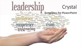  Presentation with strategy management - Audience pleasing slides consisting of intelligent coragous - concept or conceptual business leadership backdrop and a  colored foreground