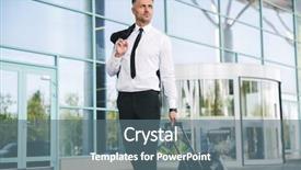  Presentation with walking - Amazing presentation theme having intelligent transportation - handsome mature businessman walking outside backdrop and a ocean colored foreground