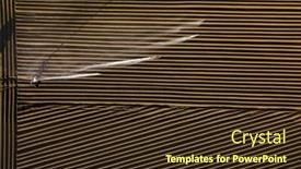  Presentation with agriculture water - Beautiful presentation theme featuring intense-agriculture-fiekd-being-irrigatedwith backdrop and a tawny brown colored foreground