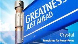  Presentation with greatness - PPT theme having intensive terapy - greatness just aehad written background and a  colored foreground