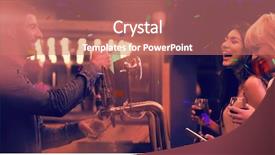  Presentation with women safety against harrasment - Audience pleasing slide set consisting of interact club - flying colours against bartender interacting backdrop and a coral colored foreground