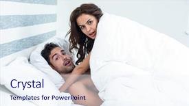  Presentation with catholic couple silhouette of young - Slides enhanced with intercourse - portrait of surprised young couple background and a  colored foreground