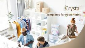  Presentation with intercultural - Amazing presentation design having intercultural communication - group of young contemporary designers backdrop and a sky blue colored foreground