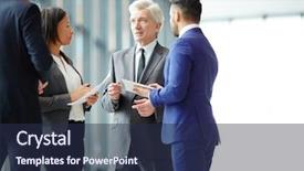  Presentation with intercultural - Audience pleasing PPT layouts consisting of intercultural communication - one of foreign colleagues explaining backdrop and a tawny brown colored foreground