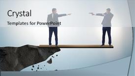  Presentation with partnership - PPT layouts featuring interdependency - partnership and teamwork concept background and a  colored foreground