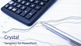  Presentation with business plan - Slides featuring interest rate - business plan background and a sky blue colored foreground