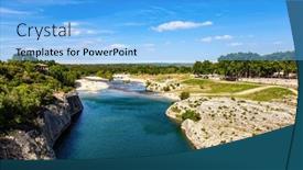  Presentation with antique france - PPT layouts with interesting-trip-to-france background and a light blue colored foreground