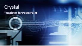  Presentation with stop violence against black women - Cool new PPT layouts with interface against futuristic glowing lines backdrop and a  colored foreground