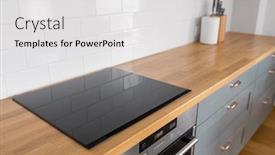  Presentation with cooking - Cool new presentation with interior-and-cooking-concept-modern backdrop and a light gray colored foreground