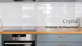  Presentation with cooking - Amazing presentation theme having interior-and-cooking-concept-modern backdrop and a light gray colored foreground