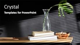  Presentation with decor - Slide deck having interior-and-home-decor-concept background and a black colored foreground