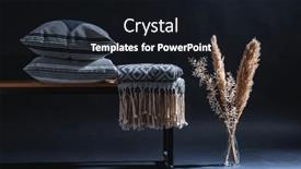  Presentation with decor - Slide deck enhanced with interior-and-home-decor-concept background and a wine colored foreground