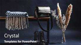  Presentation with decor - Slides with interior-and-home-decor-concept background and a wine colored foreground