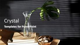  Presentation with decor - Slide deck consisting of interior-and-home-decor-concept background and a  colored foreground