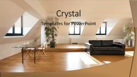  Presentation with automotive dashboard interior engineering - Amazing slides having interior beautiful loft hardwood floor backdrop and a soft green colored foreground