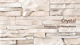  Presentation with brick - Beautiful slide deck featuring interior decoration building material backdrop and a lemonade colored foreground