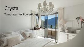  Presentation with decor - Slide deck with interior design bedrrom - architecture nice bedroom with classic background and a  colored foreground