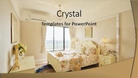  Presentation with interior design - Slides enhanced with interior design bedrrom - house background and a lemonade colored foreground