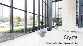  Presentation with elegant - Theme consisting of interior design hospitals - elegant stools and table background and a white colored foreground