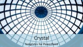  Presentation with mall - Theme with interior design hospitals - modern mall atrium round ceiling background and a light blue colored foreground