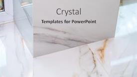  Presentation with room interior design - PPT theme having interior-design-marble-facing-tiles background and a light gray colored foreground