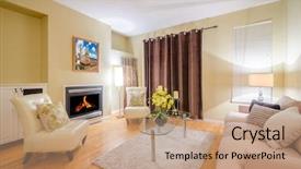  Presentation with room interior design - Slide deck featuring dieta - grzyby jadalne na zebrane w background and a gray colored foreground