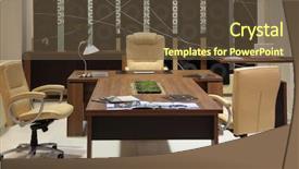  Presentation with cabinet - Audience pleasing PPT layouts consisting of interior design presntation - cabinet of boss backdrop and a  colored foreground