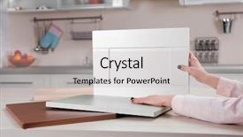  Presentation with couples holding hands - Beautiful slide set featuring interior designes modular kitchen - female hands holding samples backdrop and a  colored foreground