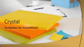  Presentation with furniture - Cool new presentation theme with interior designes modular kitchen - samples of varicolored panels pieces backdrop and a gold colored foreground