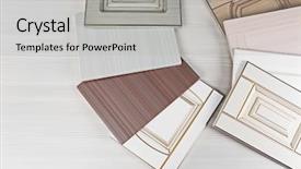  Presentation with furniture - Colorful PPT layouts enhanced with interior designes modular kitchen - samples of wooden panels backdrop and a light gray colored foreground