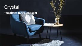  Presentation with decor - Theme consisting of interior-holidays-and-home-decor background and a wine colored foreground