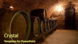  Presentation with cellar - Beautiful theme featuring interior in a wine backdrop and a wine colored foreground