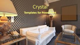  Presentation with lounge - Cool new presentation with interior luxury apartment comfortable suite lounge backdrop and a tawny brown colored foreground