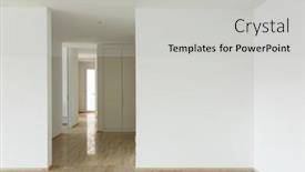  Presentation with interior - Beautiful slides featuring interior-modern-house-passage-view backdrop and a  colored foreground