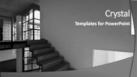 Presentation with modern black and white trees - Theme with interior modern villa staircase black background and a  colored foreground