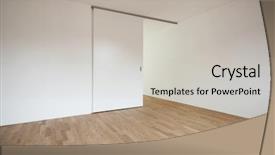  Presentation with room - Beautiful theme featuring interior new house empty room backdrop and a  colored foreground