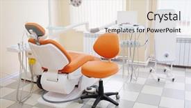  Presentation with work in clinic dental surgery - Amazing presentation theme having interior of a dental clinic backdrop and a lemonade colored foreground