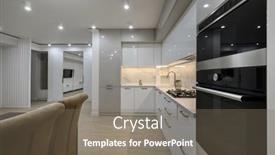  Presentation with dining table - Theme consisting of interior-of-a-huge-white background and a gray colored foreground